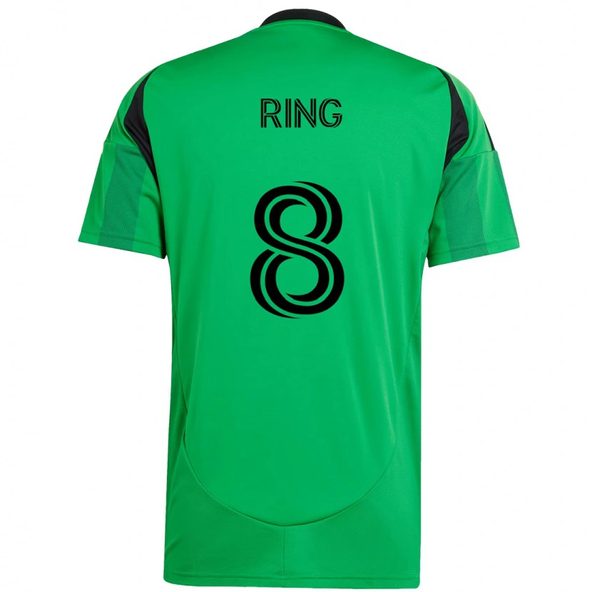 Danxen Dames Alexander Ring #8 Groen Zwart Thuisshirt Thuistenue 2025/26 T-Shirt