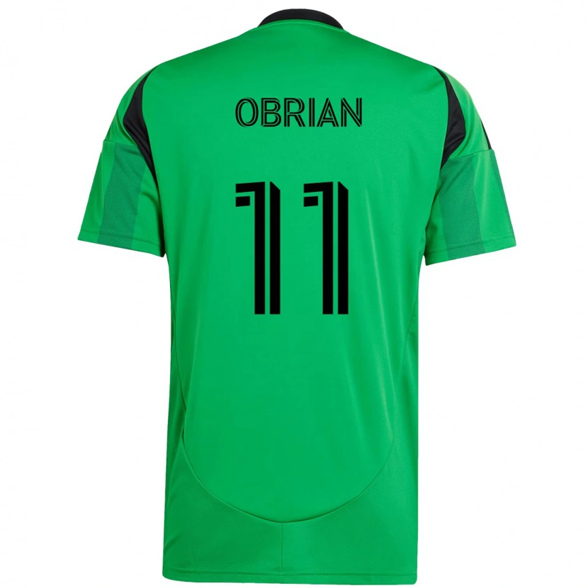 Danxen Dames Jáder Obrian #11 Groen Zwart Thuisshirt Thuistenue 2025/26 T-Shirt
