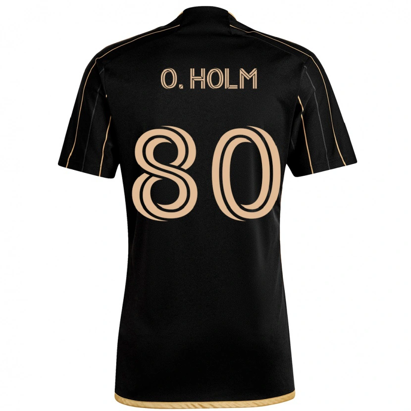 Danxen Dames Odin Thiago Holm #80 Zwart Bruin Thuisshirt Thuistenue 2025/26 T-Shirt