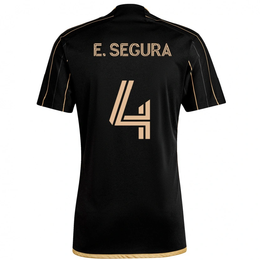 Danxen Dames Eddie Segura #4 Zwart Bruin Thuisshirt Thuistenue 2025/26 T-Shirt