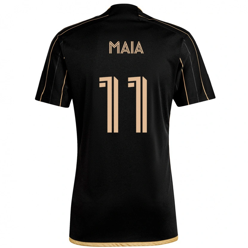 Danxen Dames Matheus Maia #11 Zwart Bruin Thuisshirt Thuistenue 2025/26 T-Shirt