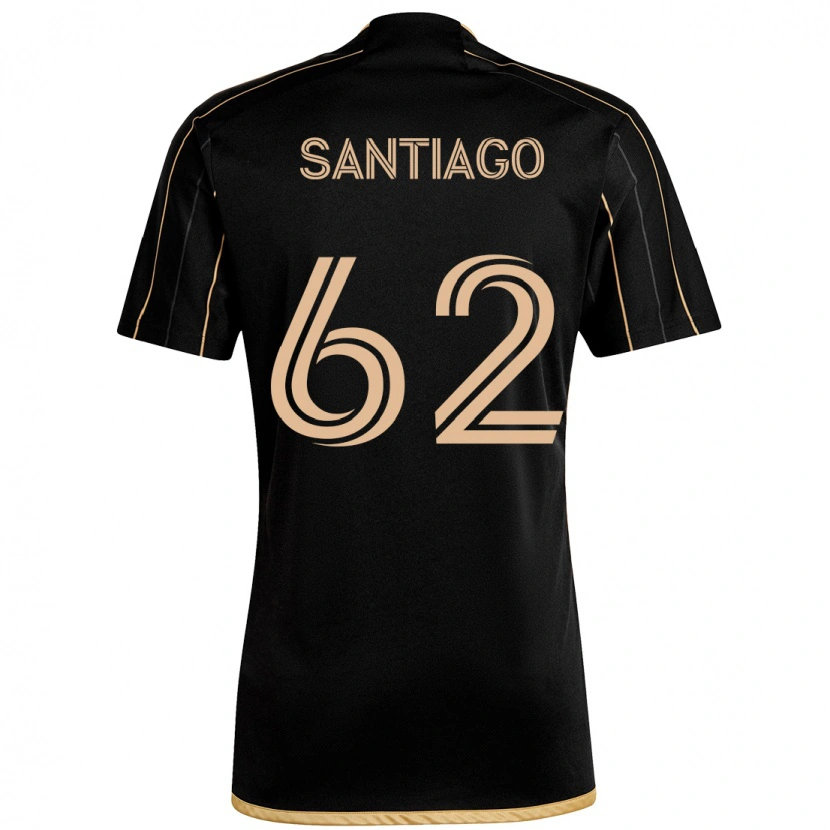 Danxen Dames Joshua Santiago #62 Zwart Bruin Thuisshirt Thuistenue 2025/26 T-Shirt
