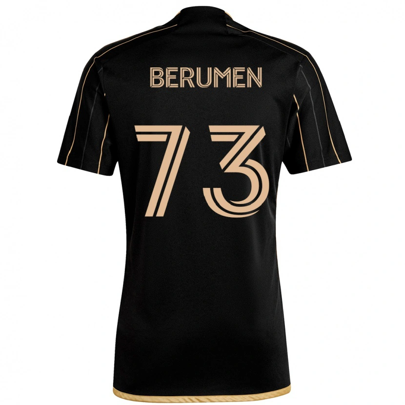 Danxen Dames Eddy Berumen #73 Zwart Bruin Thuisshirt Thuistenue 2025/26 T-Shirt