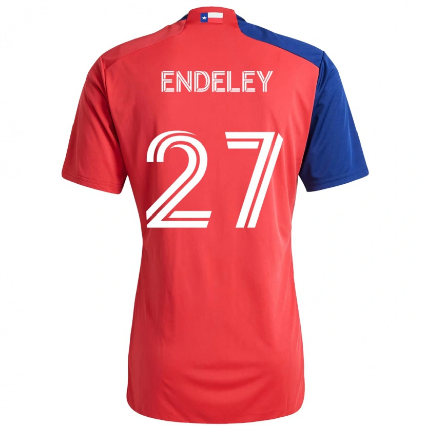 Danxen Dames Herbert Endeley #27 Rood Marineblauw Thuisshirt Thuistenue 2025/26 T-Shirt