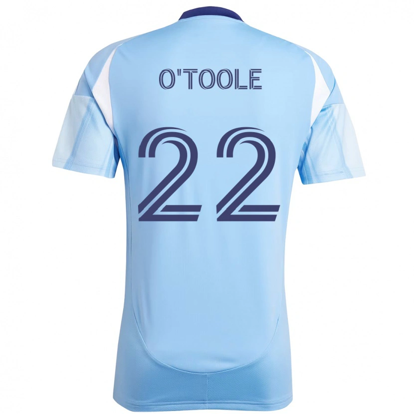 Danxen Dames Kevin O'toole #22 Lichtblauw Thuisshirt Thuistenue 2025/26 T-Shirt