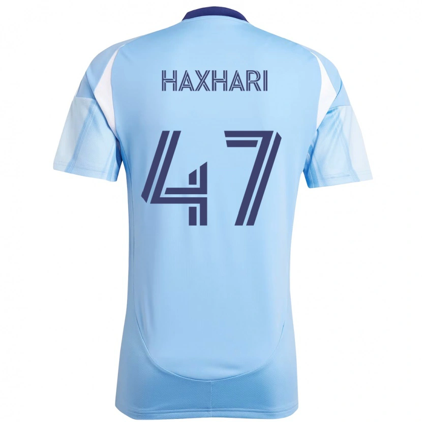 Danxen Dames Klevis Haxhari #47 Lichtblauw Thuisshirt Thuistenue 2025/26 T-Shirt