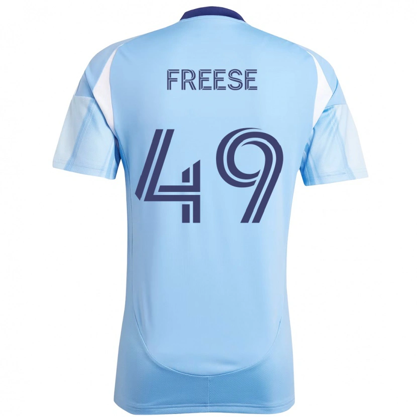 Danxen Dames Matt Freese #49 Lichtblauw Thuisshirt Thuistenue 2025/26 T-Shirt