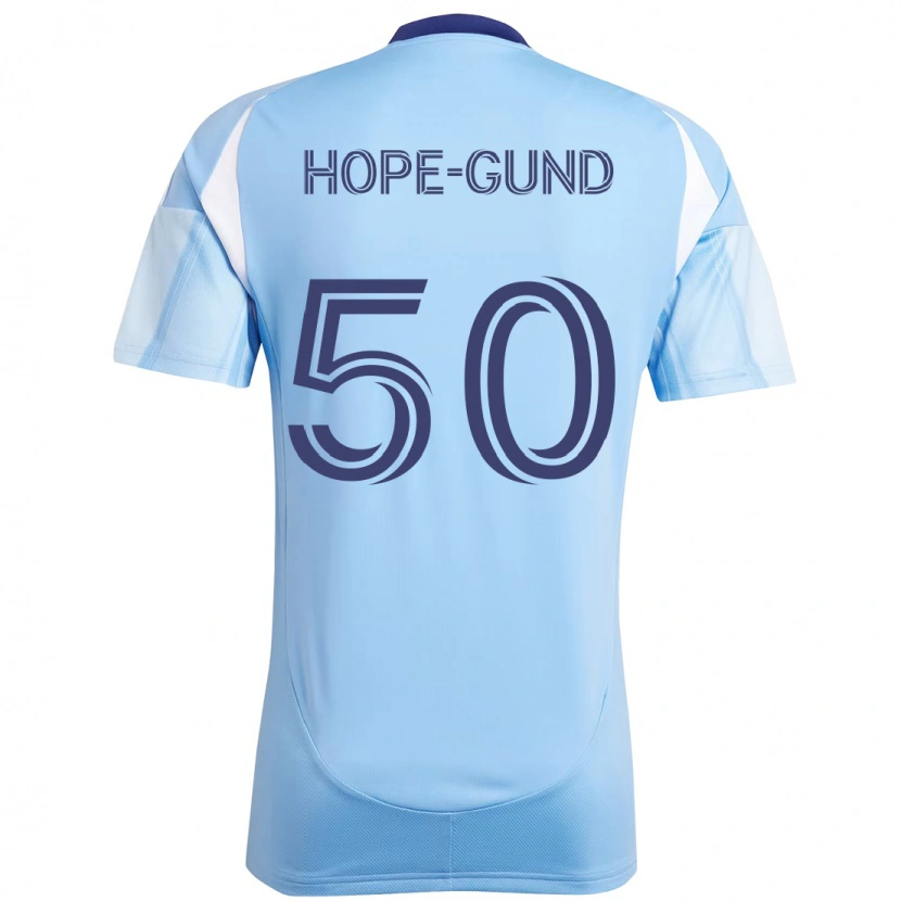 Danxen Dames Kofi Hope-Gund #50 Lichtblauw Thuisshirt Thuistenue 2025/26 T-Shirt