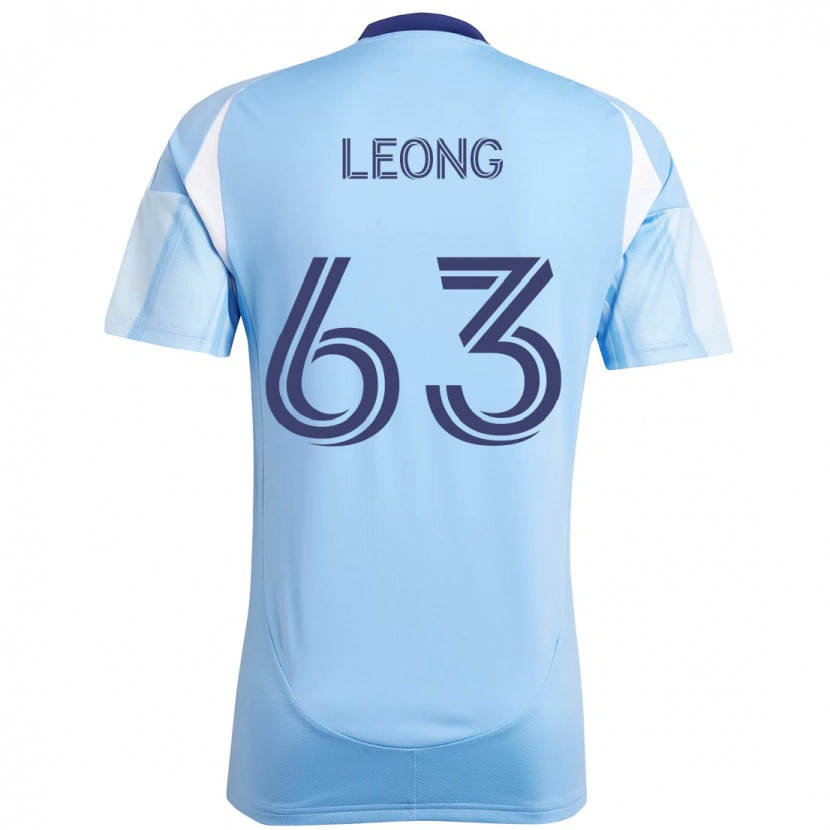 Danxen Dames Matthew Leong #63 Lichtblauw Thuisshirt Thuistenue 2025/26 T-Shirt