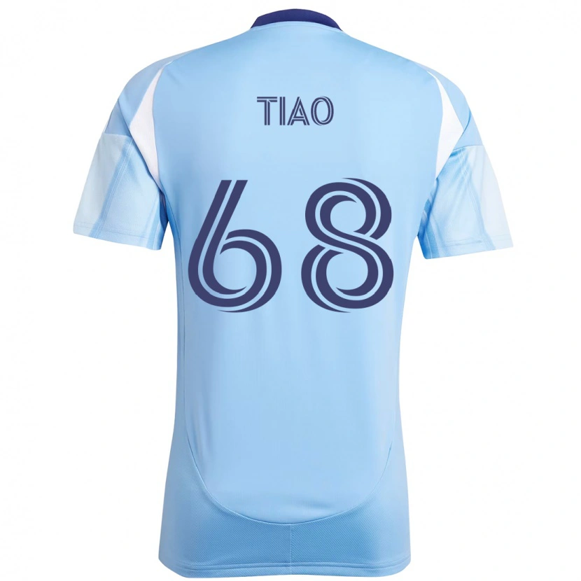 Danxen Dames Christopher Tiao #68 Lichtblauw Thuisshirt Thuistenue 2025/26 T-Shirt