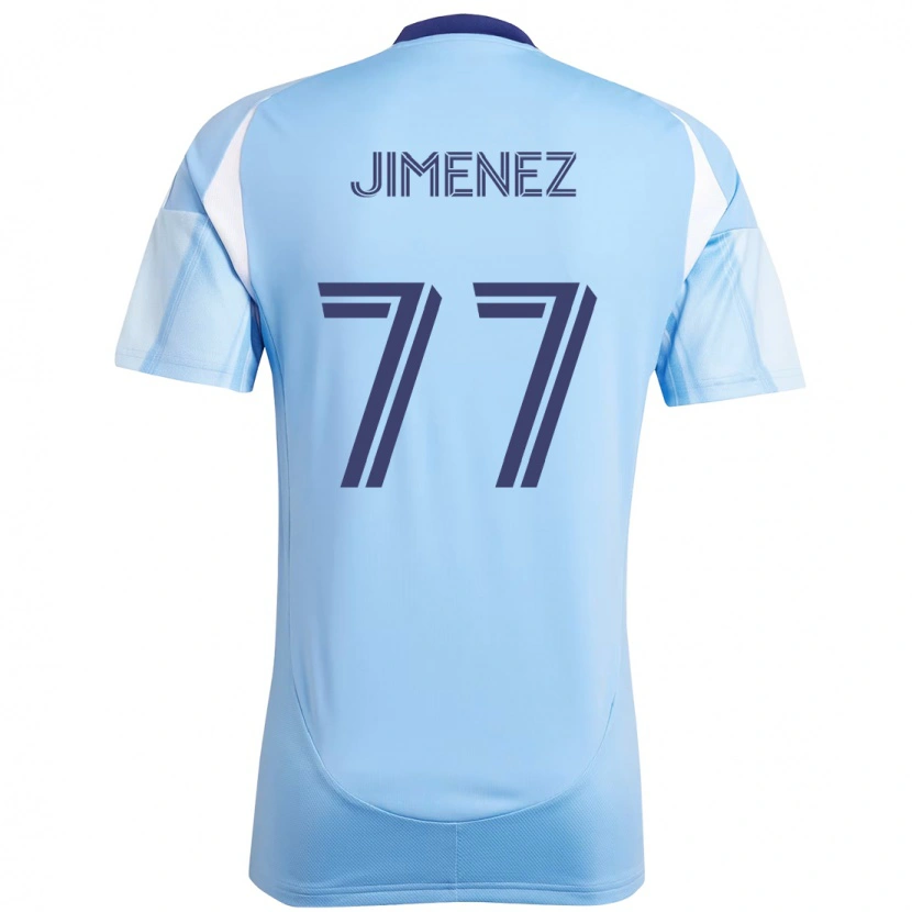 Danxen Dames Jonathan Jiménez #77 Lichtblauw Thuisshirt Thuistenue 2025/26 T-Shirt