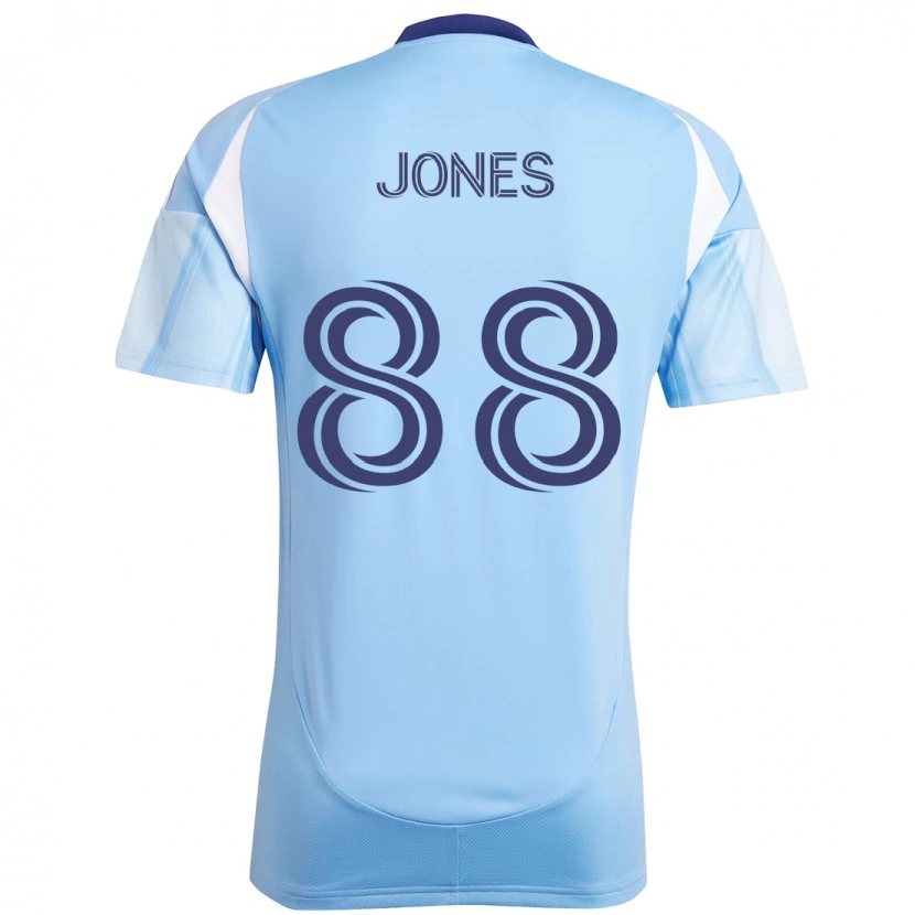 Danxen Dames Malachi Jones #88 Lichtblauw Thuisshirt Thuistenue 2025/26 T-Shirt
