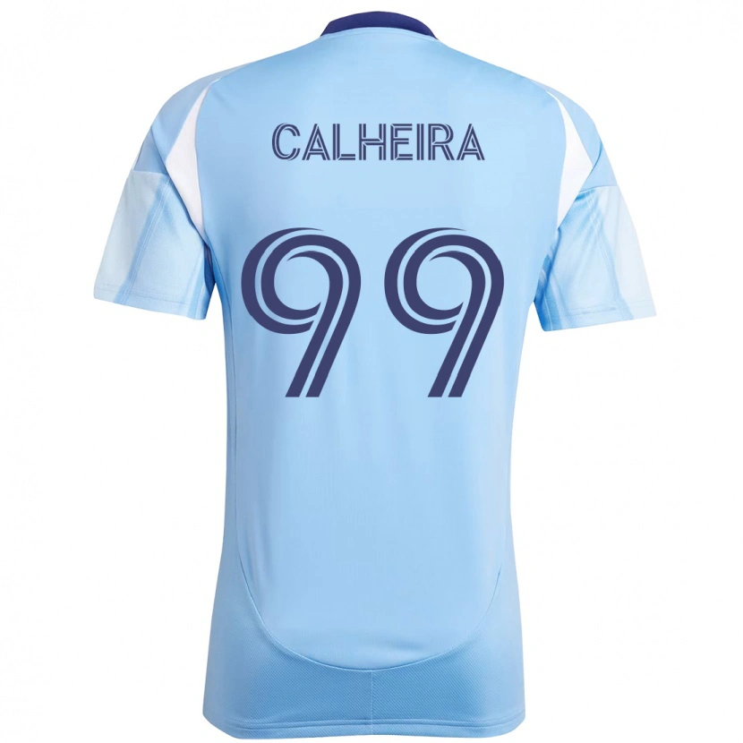 Danxen Dames Taylor Calheira #99 Lichtblauw Thuisshirt Thuistenue 2025/26 T-Shirt