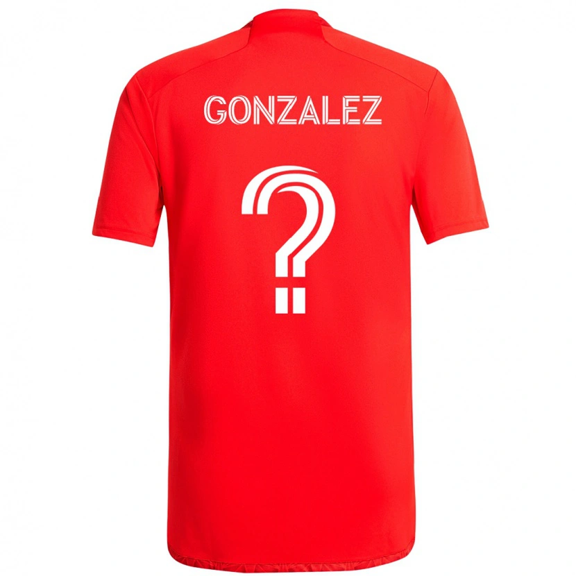 Danxen Dames Omar González #0 Rood Wit Thuisshirt Thuistenue 2025/26 T-Shirt