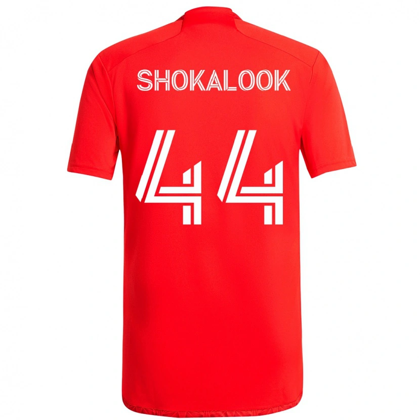 Danxen Dames Jason Shokalook #44 Rood Wit Thuisshirt Thuistenue 2025/26 T-Shirt