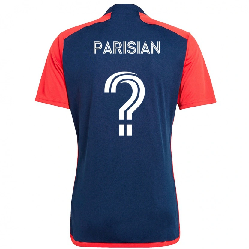 Danxen Dames Donovan Parisian #0 Blauw Rood Thuisshirt Thuistenue 2025/26 T-Shirt