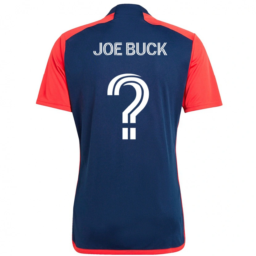 Danxen Dames Joe Buck #0 Blauw Rood Thuisshirt Thuistenue 2025/26 T-Shirt