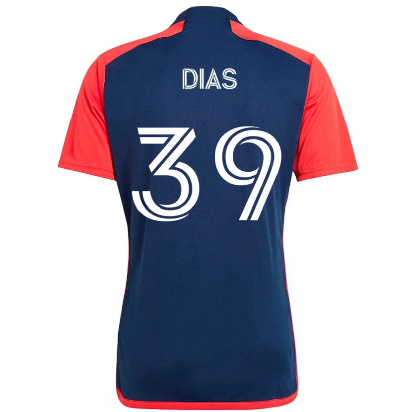 Danxen Dames Marcos Dias #39 Blauw Rood Thuisshirt Thuistenue 2025/26 T-Shirt