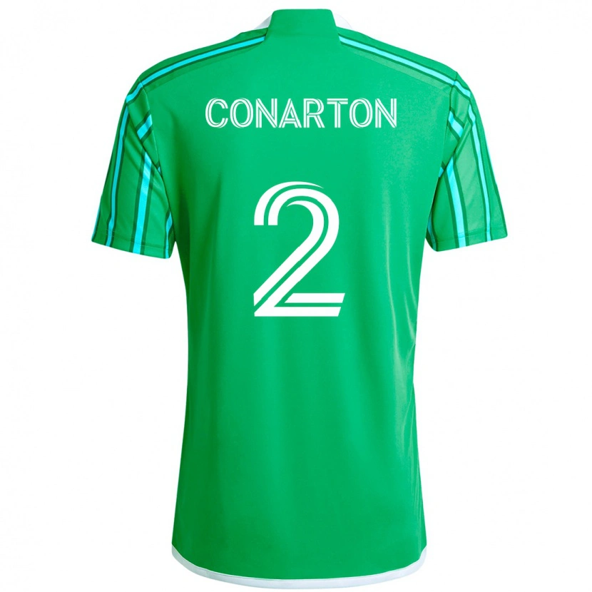 Danxen Dames Alyssa Conarton #2 Groen Wit Thuisshirt Thuistenue 2025/26 T-Shirt