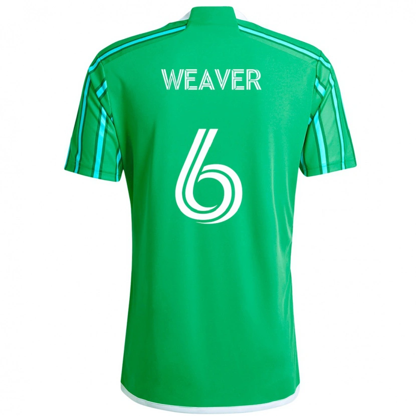 Danxen Dames Morgan Weaver #6 Groen Wit Thuisshirt Thuistenue 2025/26 T-Shirt
