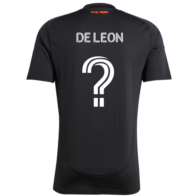 Danxen Dames Brandon De Leon #0 Zwart Donkerblauw Thuisshirt Thuistenue 2025/26 T-Shirt