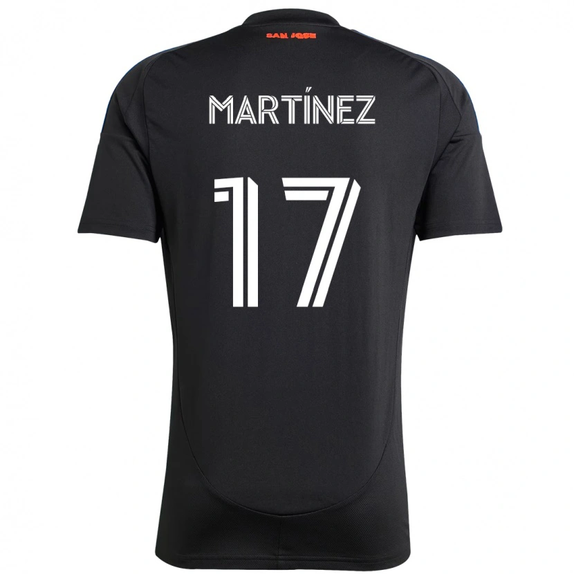 Danxen Dames Josef Martínez #17 Zwart Donkerblauw Thuisshirt Thuistenue 2025/26 T-Shirt