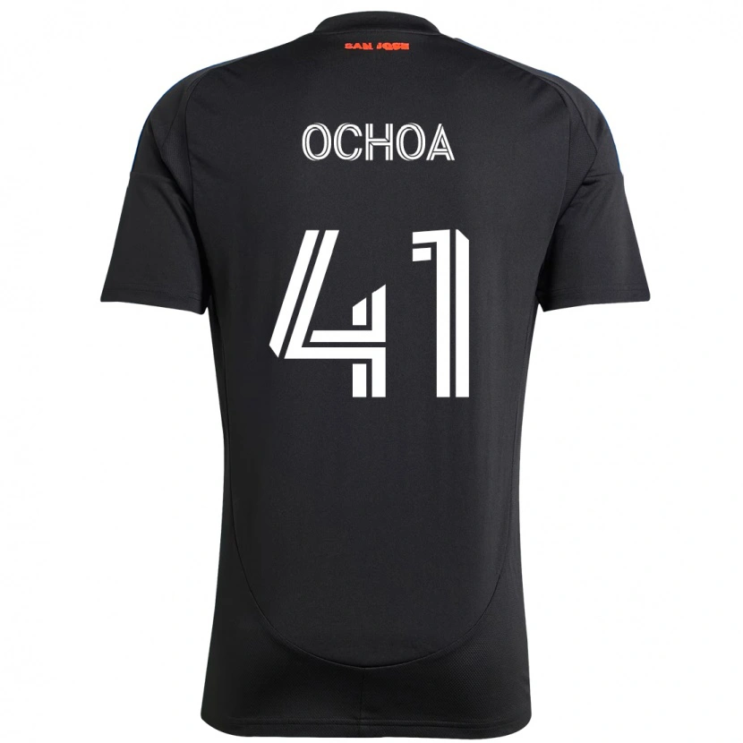 Danxen Dames Emmanuel Ochoa #41 Zwart Donkerblauw Thuisshirt Thuistenue 2025/26 T-Shirt