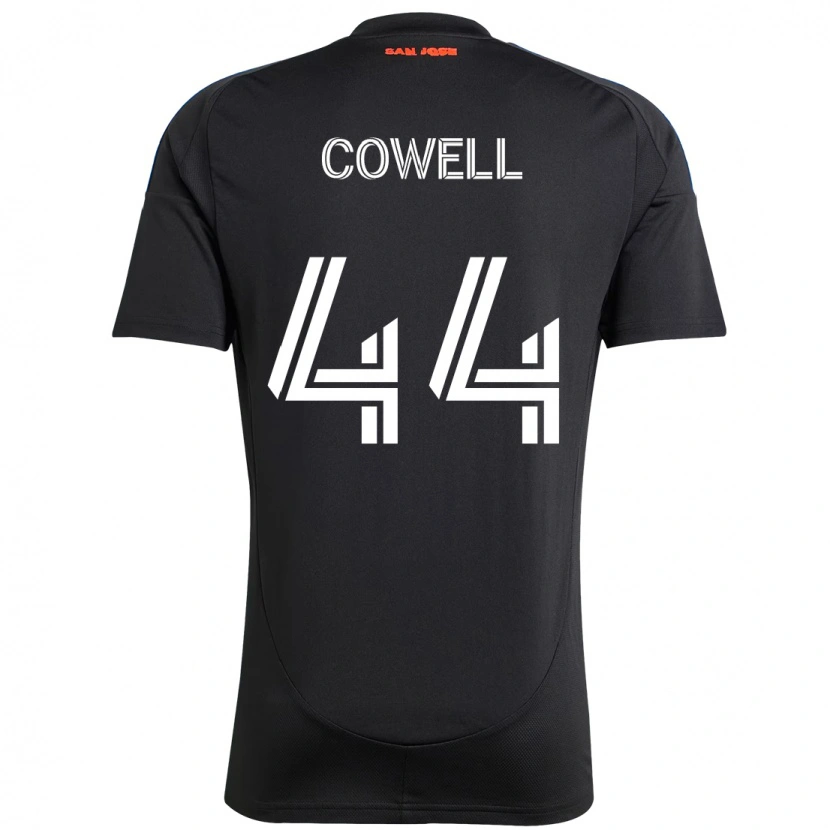 Danxen Dames Chance Cowell #44 Zwart Donkerblauw Thuisshirt Thuistenue 2025/26 T-Shirt