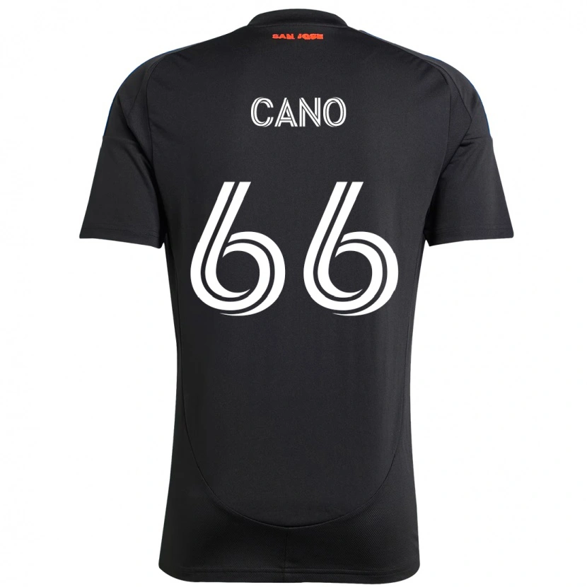 Danxen Dames Alejandro Cano #66 Zwart Donkerblauw Thuisshirt Thuistenue 2025/26 T-Shirt