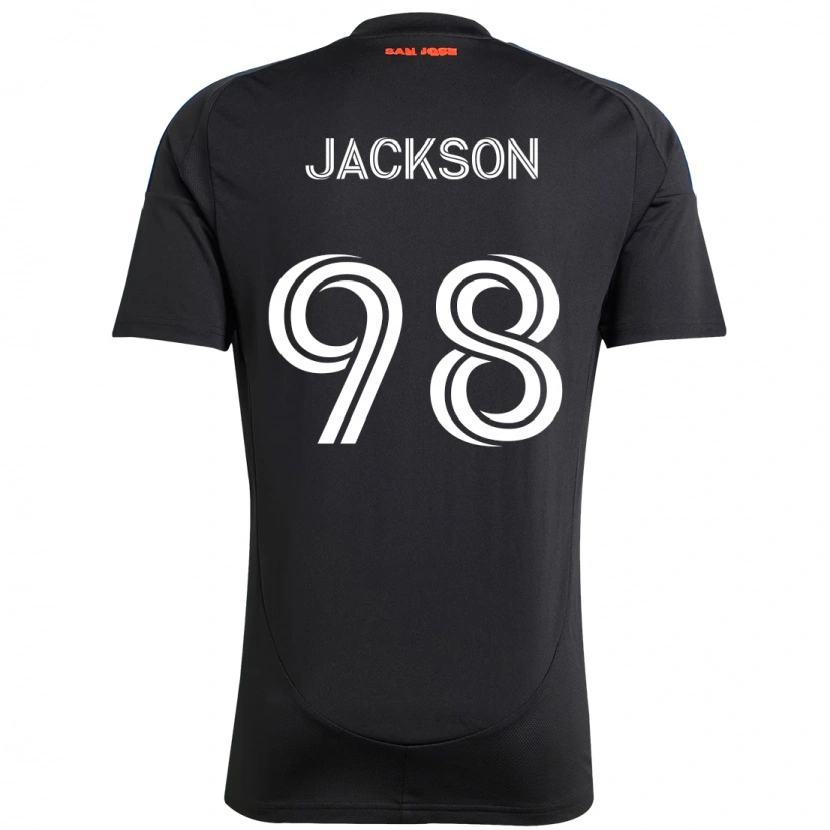 Danxen Dames Jacob Jackson #98 Zwart Donkerblauw Thuisshirt Thuistenue 2025/26 T-Shirt