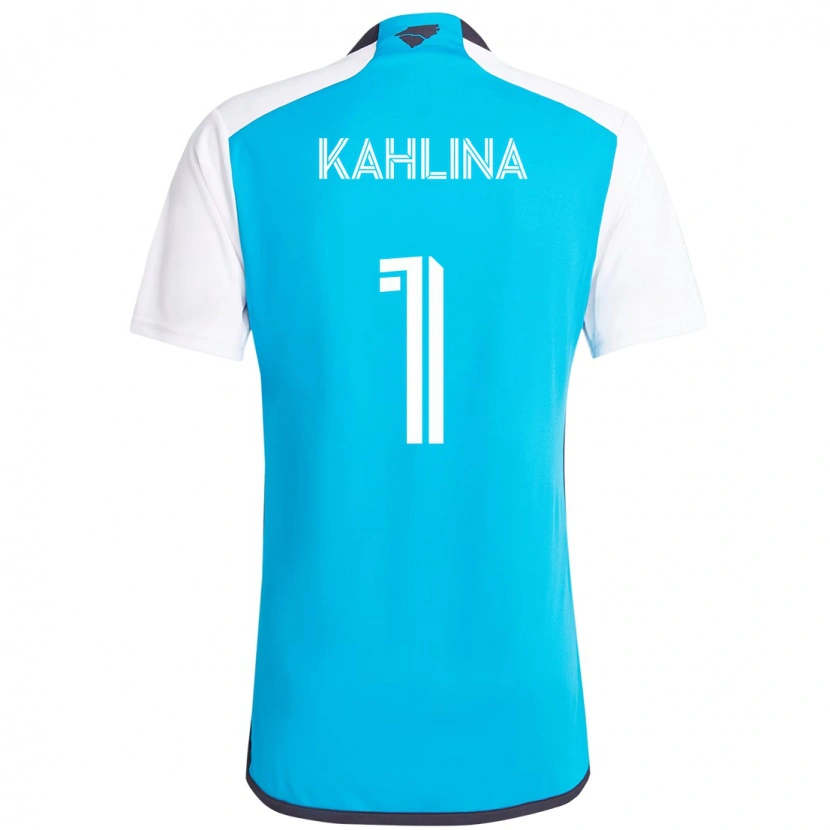 Danxen Dames Kristijan Kahlina #1 Hemelsblauw Wit Thuisshirt Thuistenue 2025/26 T-Shirt