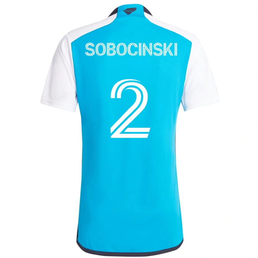 Danxen Dames Jan Sobocinski #2 Hemelsblauw Wit Thuisshirt Thuistenue 2025/26 T-Shirt