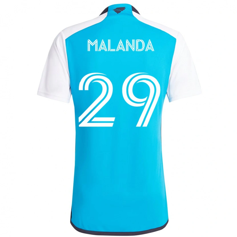 Danxen Dames Adilson Malanda #29 Hemelsblauw Wit Thuisshirt Thuistenue 2025/26 T-Shirt