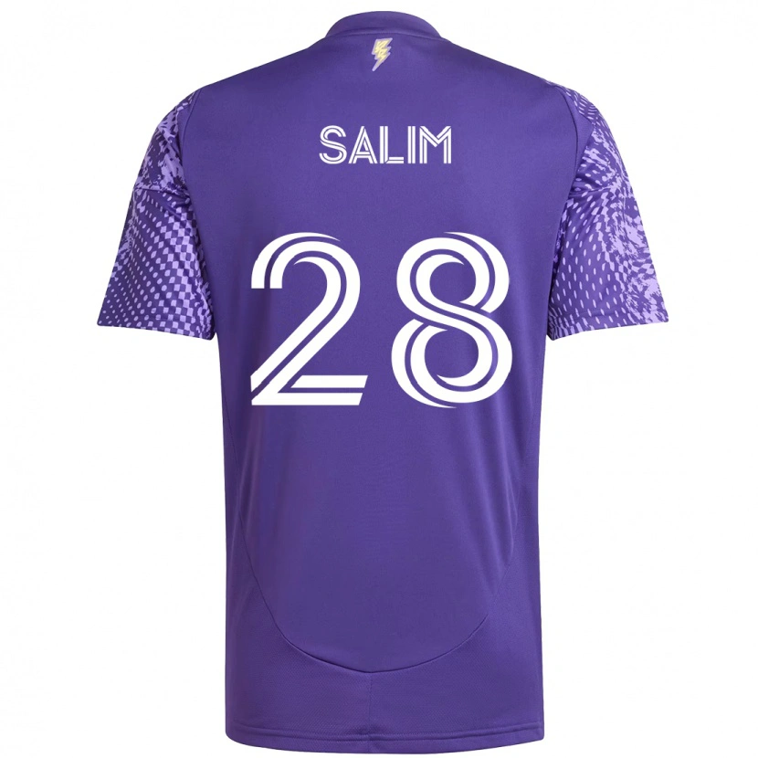 Danxen Dames Abdi Salim #28 Paars Wit Thuisshirt Thuistenue 2025/26 T-Shirt