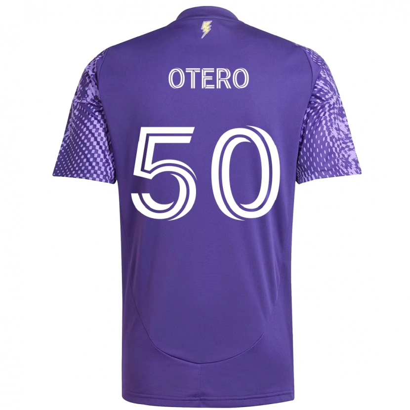 Danxen Dames Javier Otero #50 Paars Wit Thuisshirt Thuistenue 2025/26 T-Shirt
