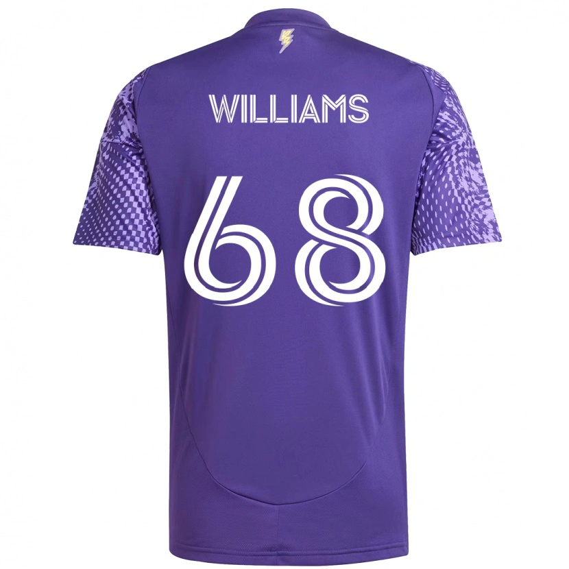 Danxen Dames Thomas Williams #68 Paars Wit Thuisshirt Thuistenue 2025/26 T-Shirt