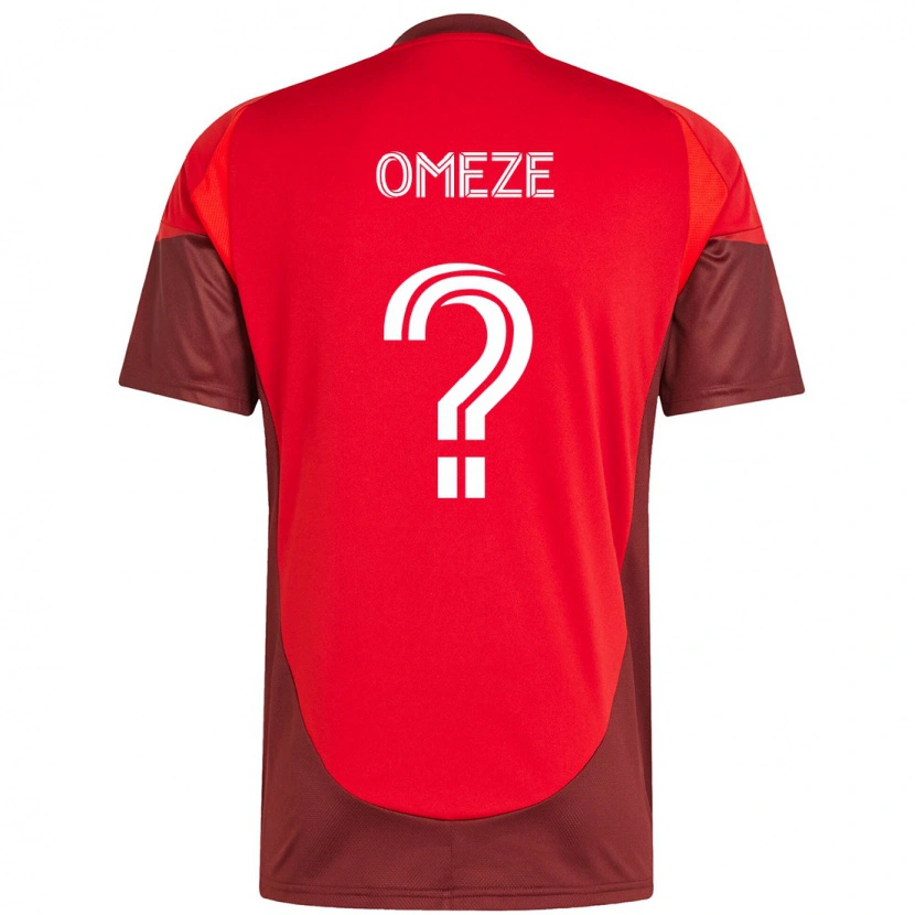 Danxen Dames Chimere Omeze #0 Rood Wit Thuisshirt Thuistenue 2025/26 T-Shirt