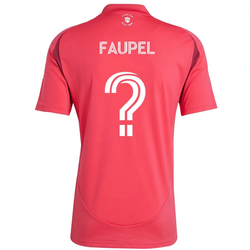 Danxen Dames Anthony Faupel #0 Magenta Wit Thuisshirt Thuistenue 2025/26 T-Shirt