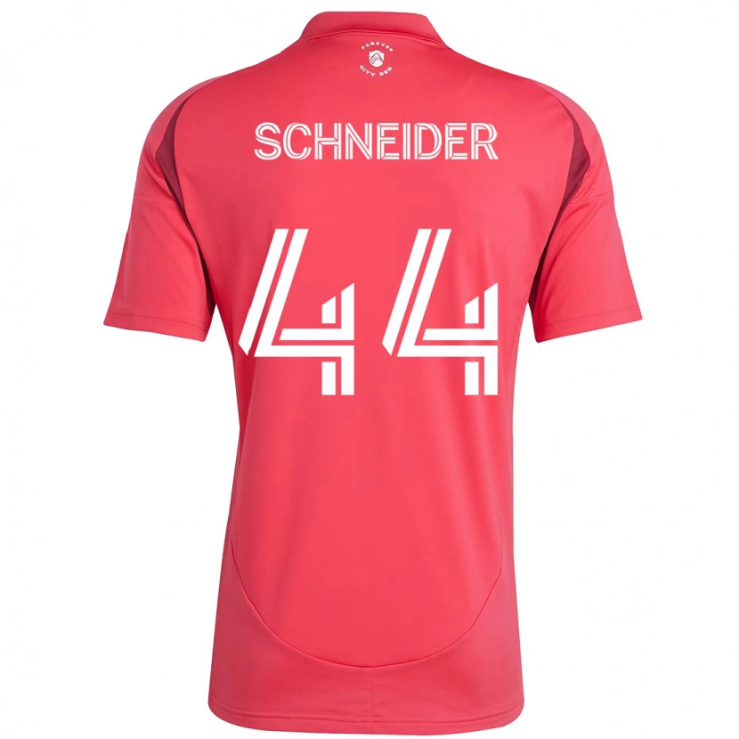 Danxen Dames Max Schneider #44 Magenta Wit Thuisshirt Thuistenue 2025/26 T-Shirt