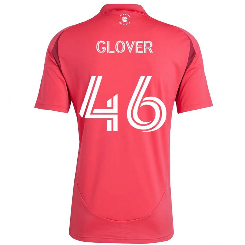 Danxen Dames Caden Glover #46 Magenta Wit Thuisshirt Thuistenue 2025/26 T-Shirt