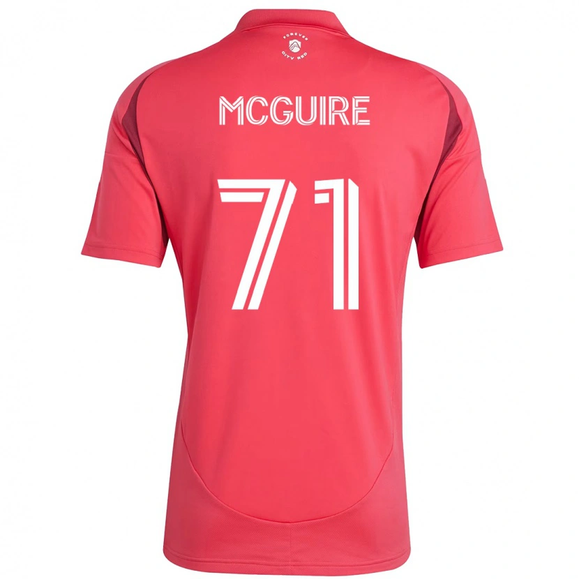Danxen Dames Nolan Mcguire #71 Magenta Wit Thuisshirt Thuistenue 2025/26 T-Shirt