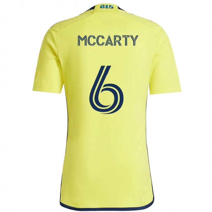 Danxen Dames Dax Mccarty #6 Geel Marineblauw Thuisshirt Thuistenue 2025/26 T-Shirt