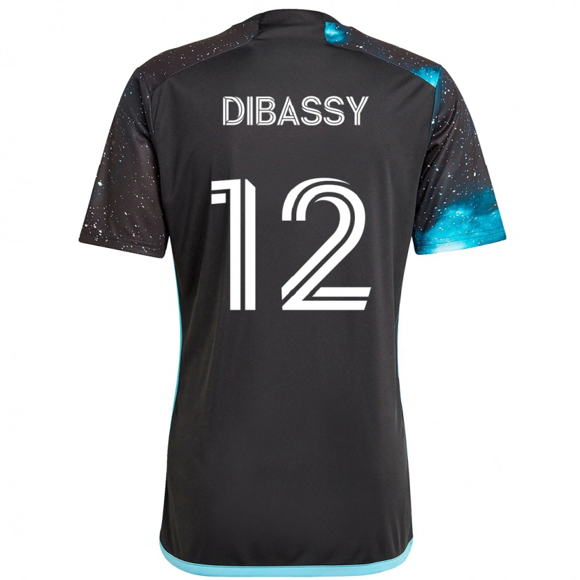 Danxen Dames Bakaye Dibassy #12 Zwart Blauw Thuisshirt Thuistenue 2025/26 T-Shirt