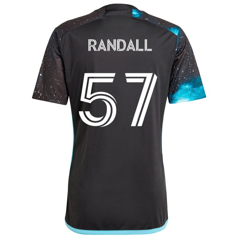 Danxen Dames Darius Randell #57 Zwart Blauw Thuisshirt Thuistenue 2025/26 T-Shirt