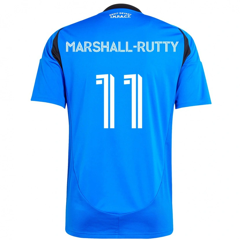 Danxen Dames Jahkeele Marshall-Rutty #11 Donkerblauw Zwart Thuisshirt Thuistenue 2025/26 T-Shirt