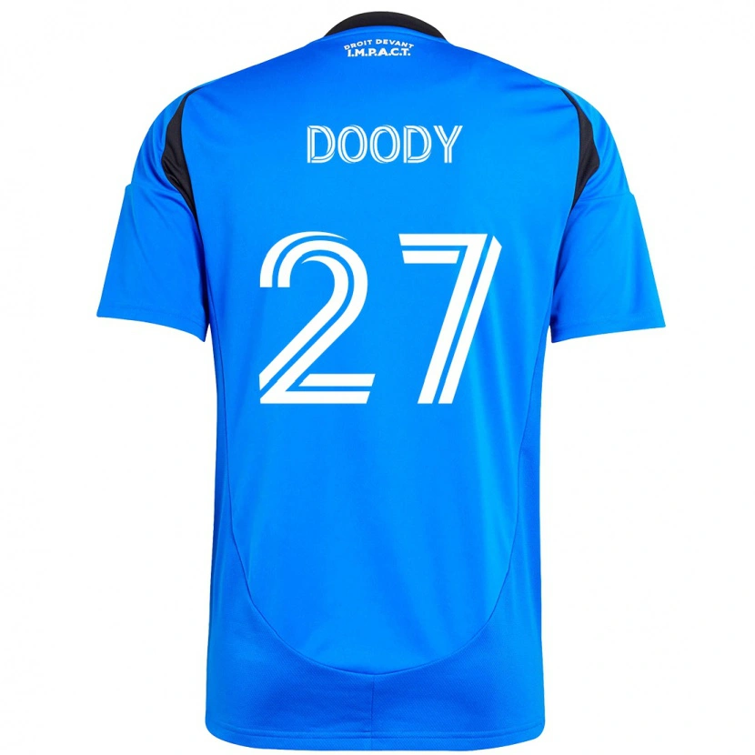 Danxen Dames Grayson Doody #27 Donkerblauw Zwart Thuisshirt Thuistenue 2025/26 T-Shirt