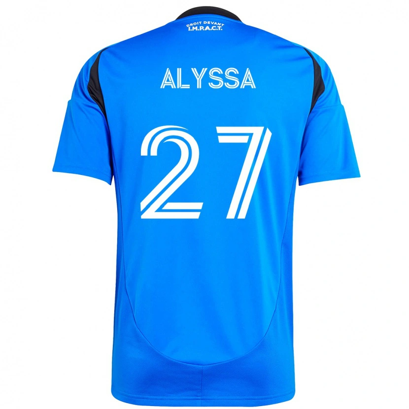 Danxen Dames Garreaud Alyssa #27 Donkerblauw Zwart Thuisshirt Thuistenue 2025/26 T-Shirt