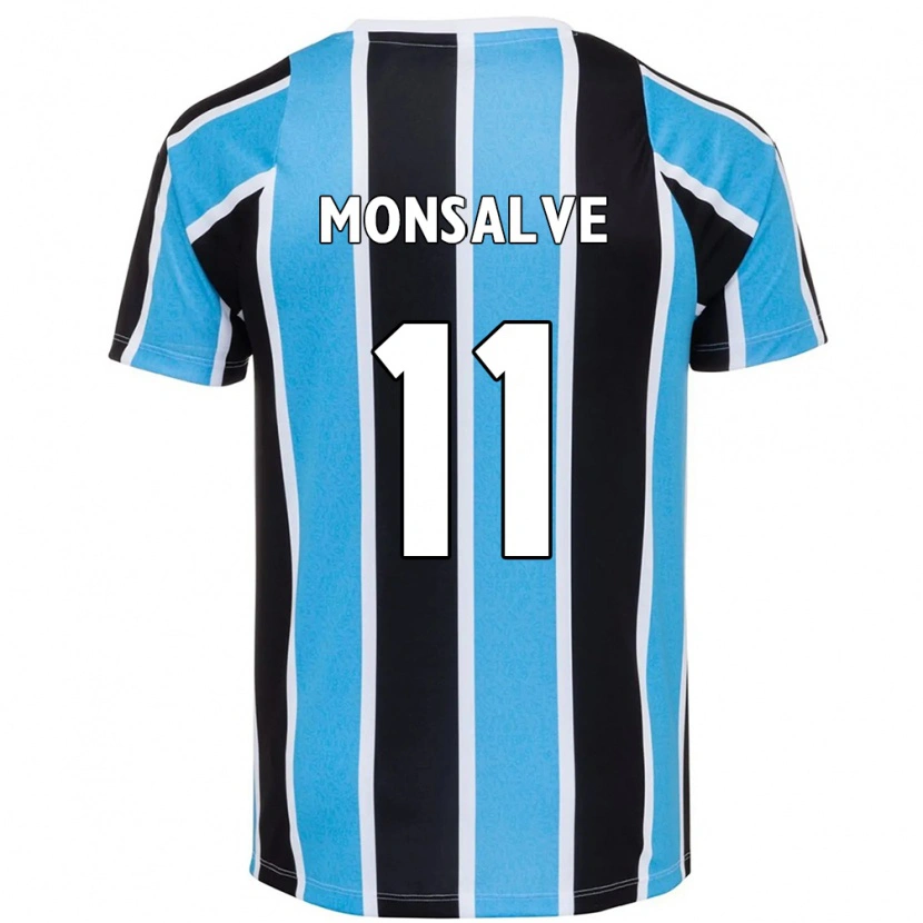 Danxen Dames Miguel Monsalve #11 Blauw Zwart Wit Thuisshirt Thuistenue 2025/26 T-Shirt