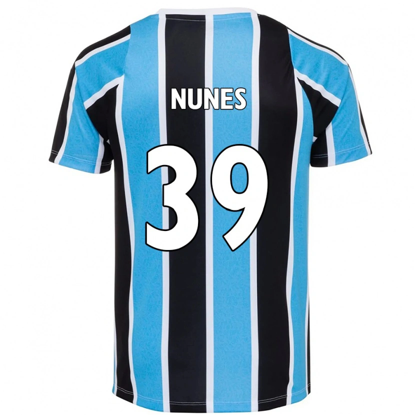 Danxen Dames Gustavo Gomes #39 Blauw Zwart Wit Thuisshirt Thuistenue 2025/26 T-Shirt