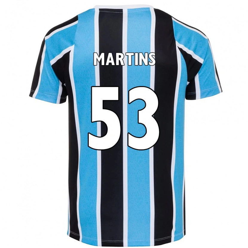 Danxen Dames Gustavo Martins #53 Blauw Zwart Wit Thuisshirt Thuistenue 2025/26 T-Shirt